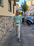 CAMICIA  100% LINO COLLO FRANCESE MARKUP
