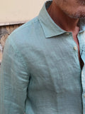 CAMICIA  100% LINO COLLO FRANCESE MARKUP
