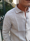 CAMICIA  100% LINO COLLO FRANCESE MARKUP