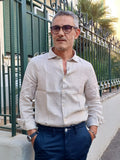 CAMICIA  100% LINO COLLO FRANCESE MARKUP