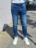 JEANS DENIM SCURO DATCH