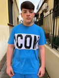T-SHIRT CON FASCIA E LOGO GRANDE ICON