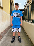T-SHIRT CON FASCIA E LOGO GRANDE ICON
