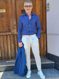 CAMICIA SLIM FIT FANTASIA MADE IN ITALY