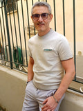 T-SHIRT TINTURA A FREDDO CON TASCHINO IN FILO DI COTONE F.12 MARKUP