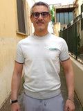 T-SHIRT TINTURA A FREDDO CON TASCHINO IN FILO DI COTONE F.12 MARKUP