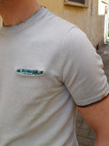 T-SHIRT TINTURA A FREDDO CON TASCHINO IN FILO DI COTONE F.12 MARKUP