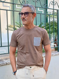T-SHIRT BASIC CON TASCHINO DATCH