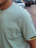 T-SHIRT PIQUET CON TASCHINO MARKUP