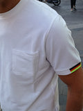 T-SHIRT PIQUET CON TASCHINO MARKUP