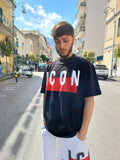 T-SHIRT CON LOGO OMBRA ICON
