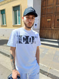 T-SHIRT CON LOGO EFFETTO PITTURA ICON