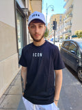 T-SHIRT CON LOGO PICCOLO AL CENTRO ICON