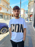 T-SHIRT CON FASCIA E LOGO GRANDE ICON