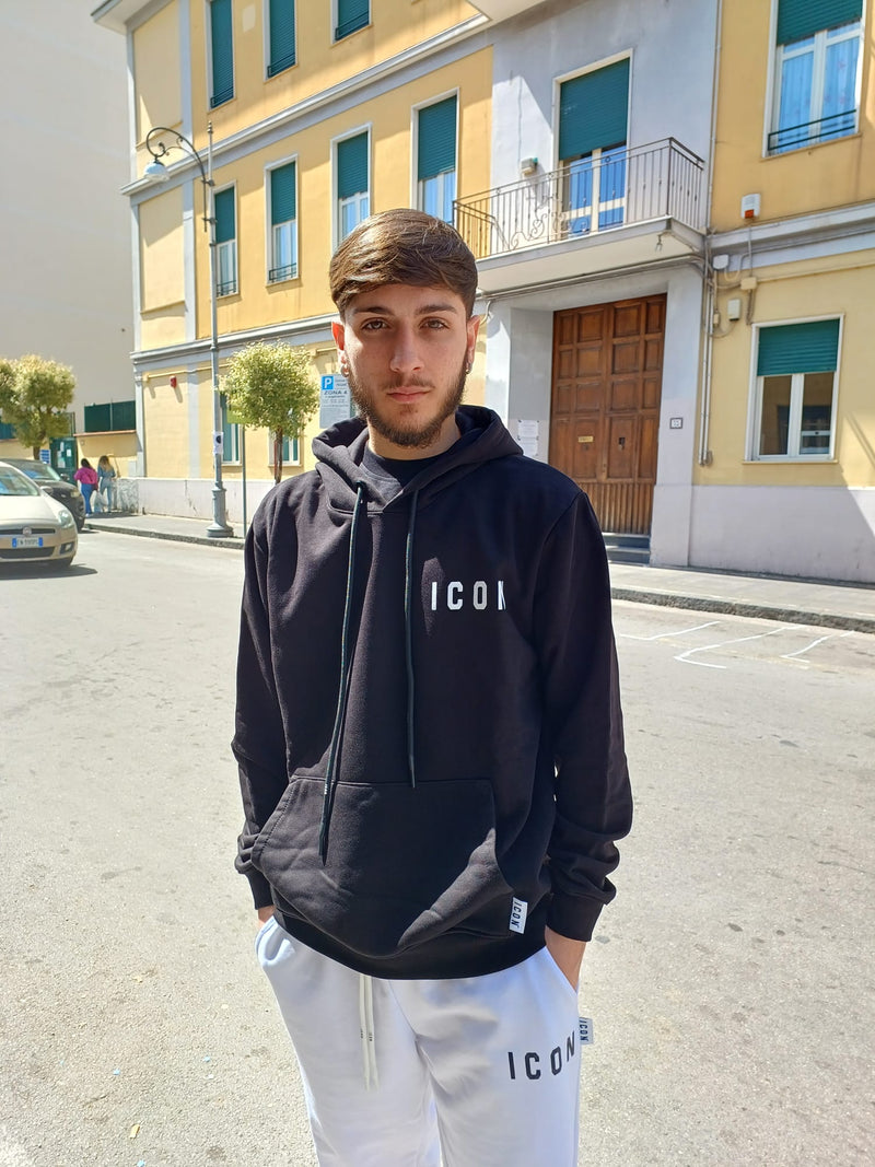FELPA CON CAPPUCCIO ICON