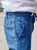 PANTALACCIO TESSUTO JEANS STRETCH 17 TREQUARTI BY NAIF