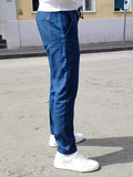 PANTALACCIO TESSUTO JEANS STRETCH 17 TREQUARTI BY NAIF