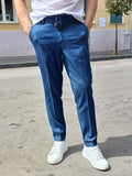 PANTALACCIO TESSUTO JEANS STRETCH 17 TREQUARTI BY NAIF
