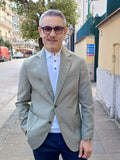 GIACCA DUE BOTTONI TESSUTO FIAMMATO BOTTEGA NAPOLETANA