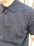 POLO 4 BOTTONI CON DISEGNO JACQUARD IN FILO DI COTONE MARKUP
