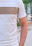T-SHIRT CON BANDA ORIZZONTALE DATCH