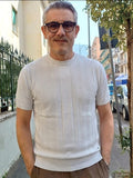 T-SHIRT GIROCOLLO IN FILO DI COTONE MARKUP