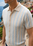 POLO CARDIGAN A RIGHE MARKUP