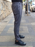 PANTALONE FLANELLLA CON ELASTICO IN VITA 17 TREQUARTI BY NAIF