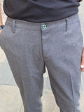 PANTALONE FLANELLLA CON ELASTICO IN VITA 17 TREQUARTI BY NAIF