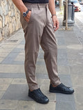 PANTALONE FLANELLLA CON ELASTICO IN VITA 17 TREQUARTI BY NAIF