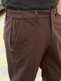 PANTALONE CON ELASTICI LATERALI TES. PUNTO MILANO 17 TREQUARTI BY NAIF