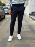 PANTALONE CON ELASTICI LATERALI TES. PUNTO MILANO 17 TREQUARTI BY NAIF