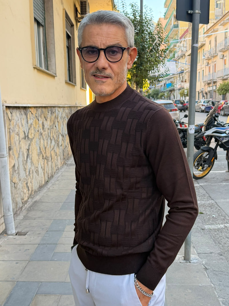 MAGLIA GIROCOLLO PUNTO VANISE' MARKUP