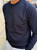 MAGLIA GIROCOLLO TES. PUNTO RISO MARKUP