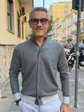 CARDIGAN LUPETTO IN MAGLIA LAVORATA MARKUP