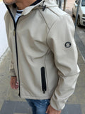 GIUBBINO SOFTSHELL CON CAPPUCCIO MARKUP