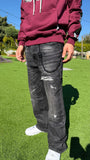 JEANS BAGGY CON LOGO GRANDE LASERIZZATO SUL POSTERIORE ICON