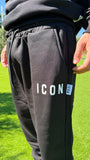 PANTALONE JOGGER CON LOGO PICCOLO GAMBA SINISTRA ICON