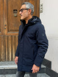 PARKA LUNGO CON CAPPUCCIO MARKUP