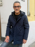 PARKA LUNGO CON CAPPUCCIO MARKUP