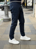PANTALONE CHINOS IN RASO DI COTONE TELAMIRA