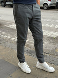 PANTALONE CHINOS IN RASO DI COTONE TELAMIRA