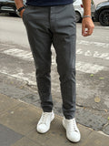 PANTALONE CHINOS IN RASO DI COTONE TELAMIRA