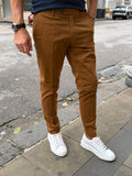 PANTALONE CHINOS IN RASO DI COTONE TELAMIRA