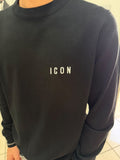 MAGLIA GIROCOLLO CON RICAMO LATO CUORE ICON