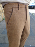PANTALONE TESSUTO SPIGATO PUNTO MILANO TELAMIRA