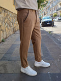 PANTALONE TESSUTO SPIGATO PUNTO MILANO TELAMIRA