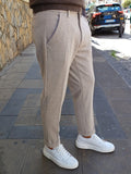 PANTALONE TESSUTO SPIGATO PUNTO MILANO TELAMIRA
