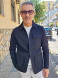 GIACCA OVERSHIRT CON TASCHE A TOPPE TELAMIRA