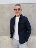 GIACCA OVERSHIRT CON TASCHE A TOPPE TELAMIRA